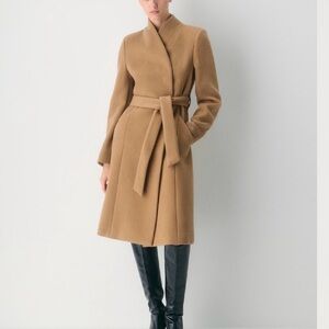 Aritzia Tan Pea Coat